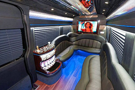 Luxurious Party Bus Interior